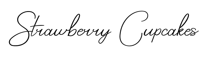 Strawberry Cupcakes  font caratteri gratis