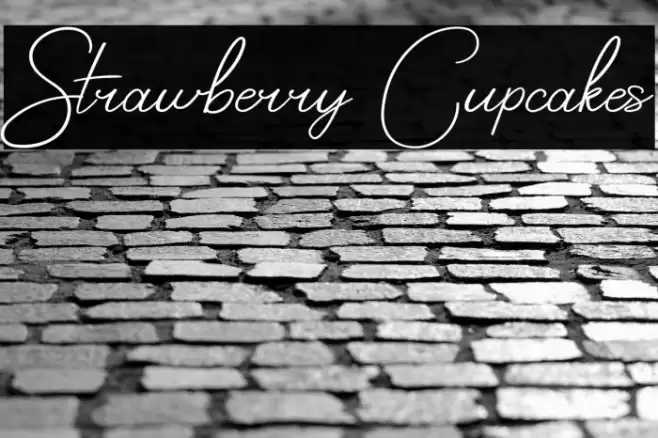 Strawberry Cupcakes Font examples