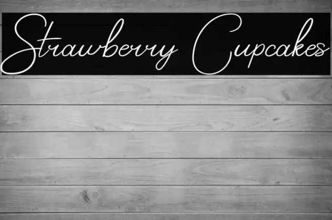 Strawberry Cupcakes Font examples