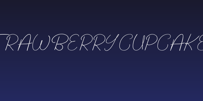 Strawberry Cupcakes Social Header