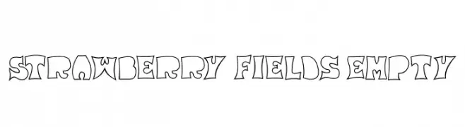 Strawberry Fields Empty  Descarca Fonturi Gratis