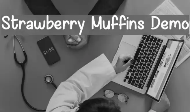 Strawberry Muffins Demo Font examples