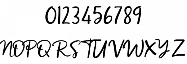 Strawberry Red One Demo version Font OTHER CHARS