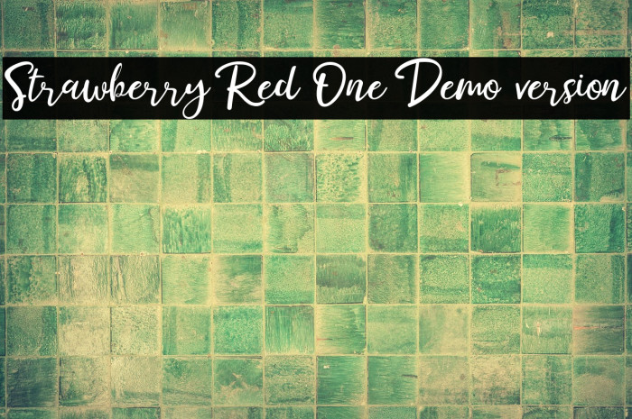 Strawberry Red One Demo version Example 2