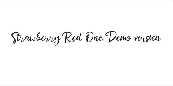 Strawberry Red One Demo version Logo