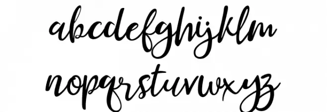 Strawberry Red One Demo version फ़ॉन्ट लोअरकेस