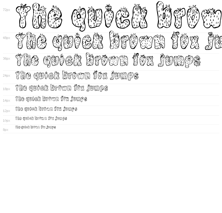 Strawberry Regular Waterfall