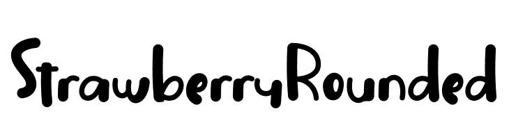Strawberry Rounded  لخطوط تنزيل