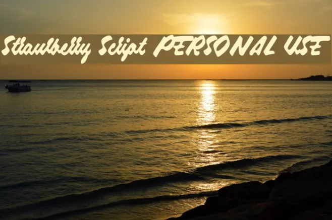 Strawberry Script PERSONAL USE Example 2