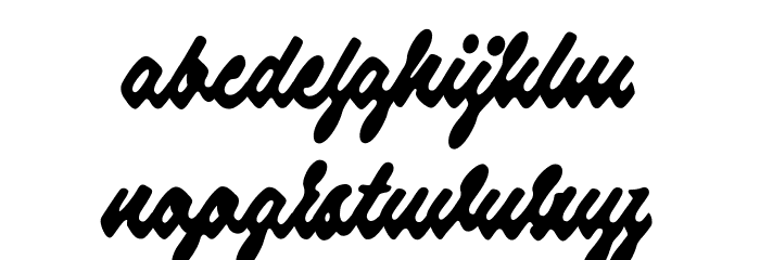 Strawberry Script PERSONAL USE Font LOWERCASE