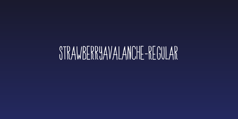 StrawberryAvalanche-Regular Social Header