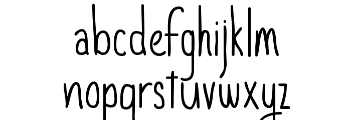 StrawberryAvalanche-Regular Font LOWERCASE
