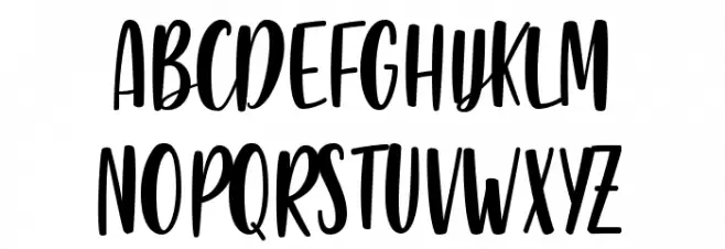 StrawberryBlossom Schriftart Groß
