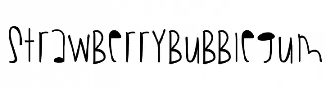 StrawberryBubblegum  Fuentes Gratis Descargar
