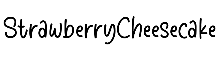 StrawberryCheesecake خط