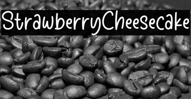 StrawberryCheesecake Font examples
