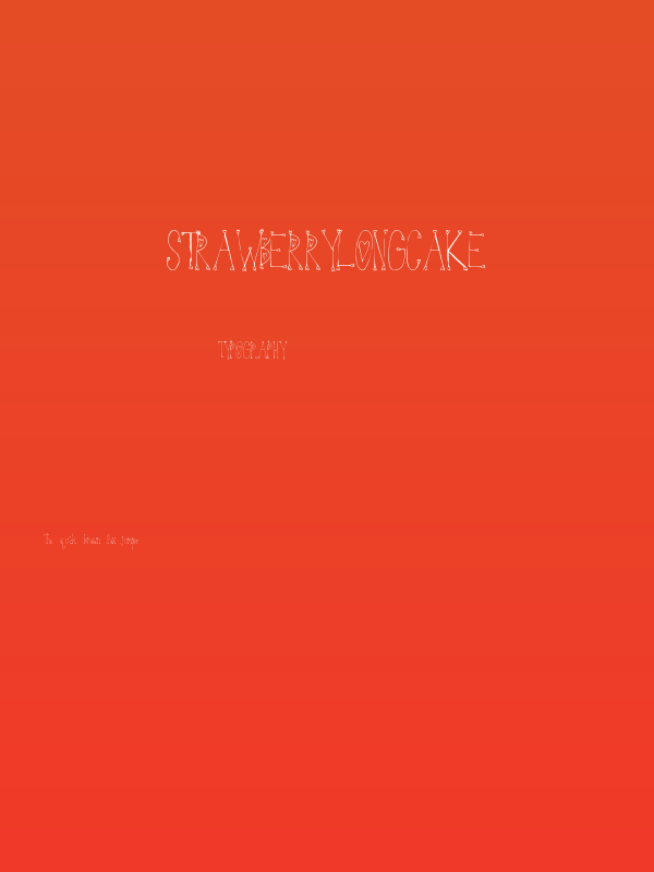 StrawberryLongcake Poster