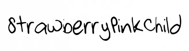 StrawberryPinkChild  नि: शुल्क फ़ॉन्ट्स डाउनलोड