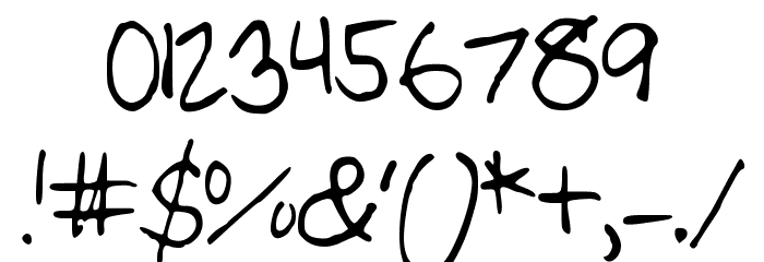 StrawberryPinkChild Font OTHER CHARS