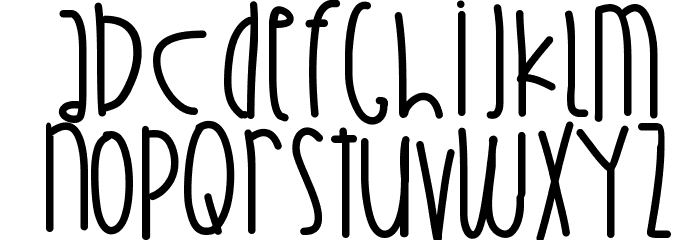 StrawberryTofu Font LOWERCASE