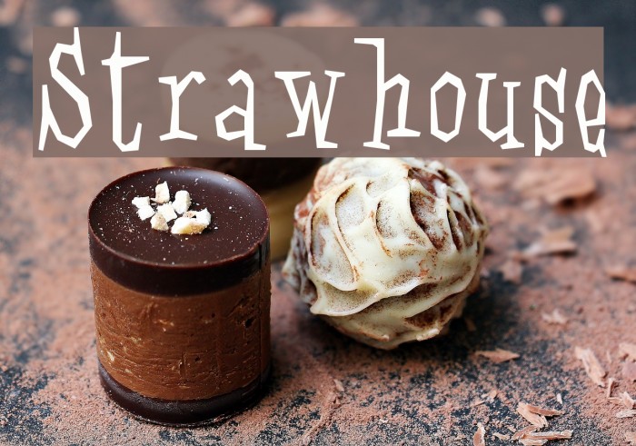 Strawhouse Font examples