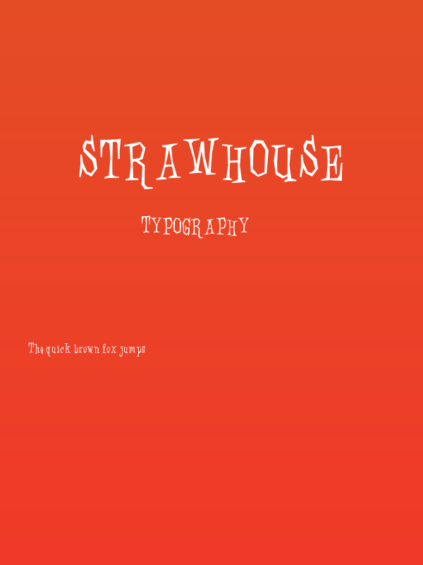 Strawhouse Poster