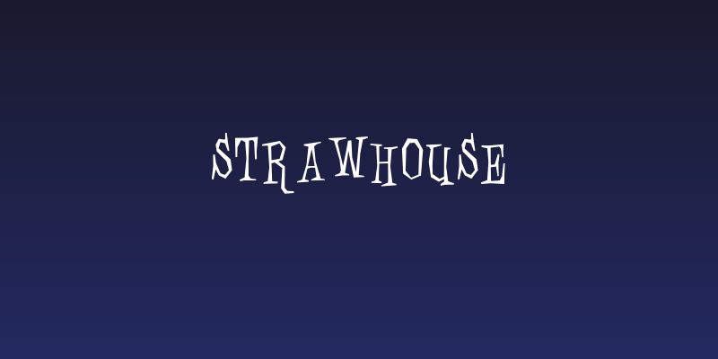 Strawhouse Social Header