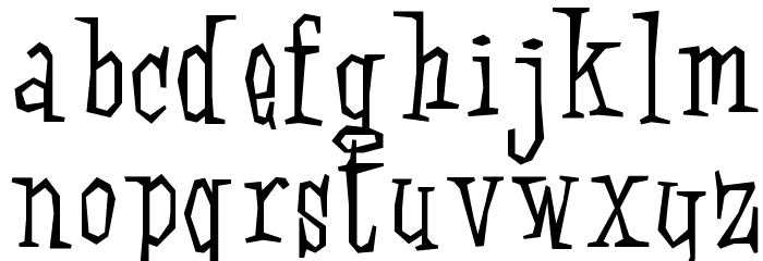 Strawhouse Font LOWERCASE