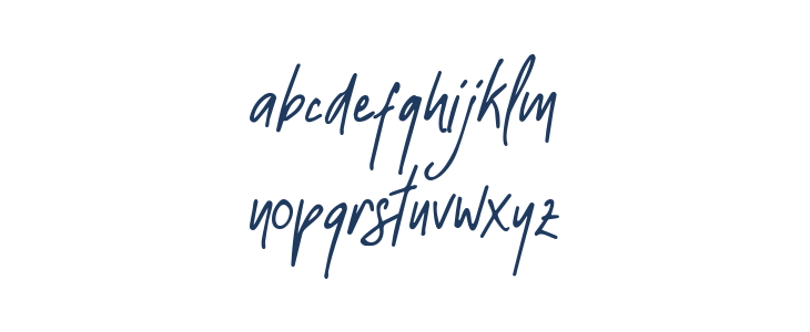 Strawline Regular Lowercase