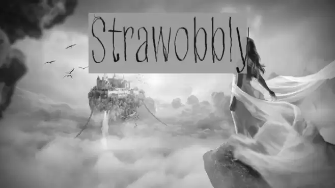 Strawobbly Font examples