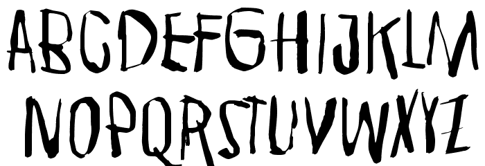 Strawolverine Font LOWERCASE