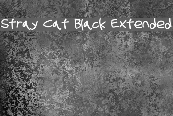 Stray Cat Black Extended examples