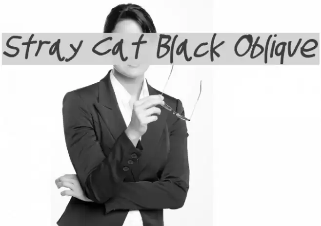 Stray Cat Black Oblique examples