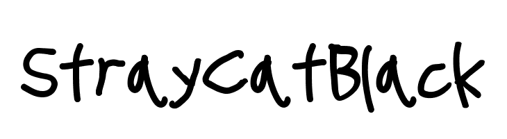 Stray Cat Black  baixar fontes gratis