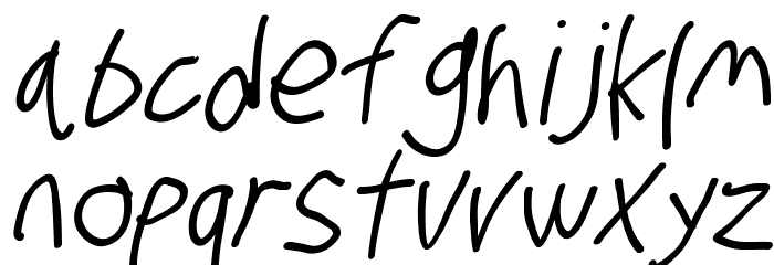 Stray Cat Bold Condensed Oblique Font LOWERCASE