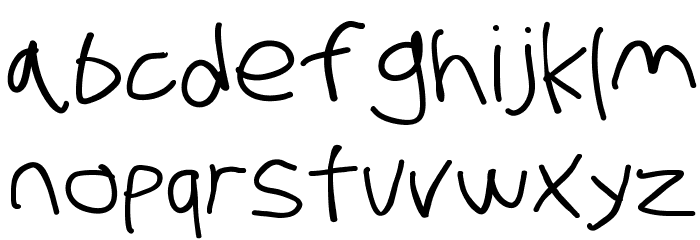 Stray Cat Bold Extended Font LOWERCASE