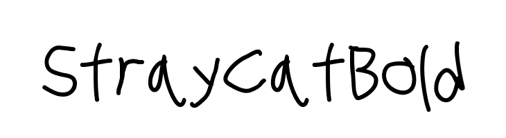 Stray Cat Bold  免费字体下载