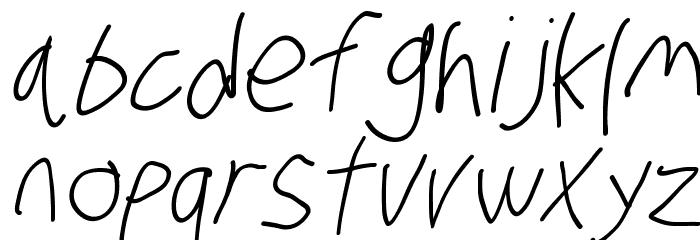 Stray Cat Condensed Oblique Font LOWERCASE
