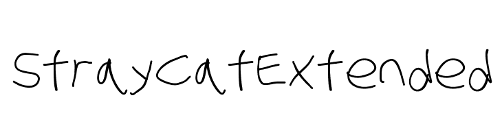 Stray Cat Extended  नि: शुल्क फ़ॉन्ट्स डाउनलोड