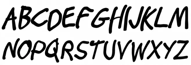 Stray Cat ExtraBlack Condensed Oblique फ़ॉन्ट अपरकेस