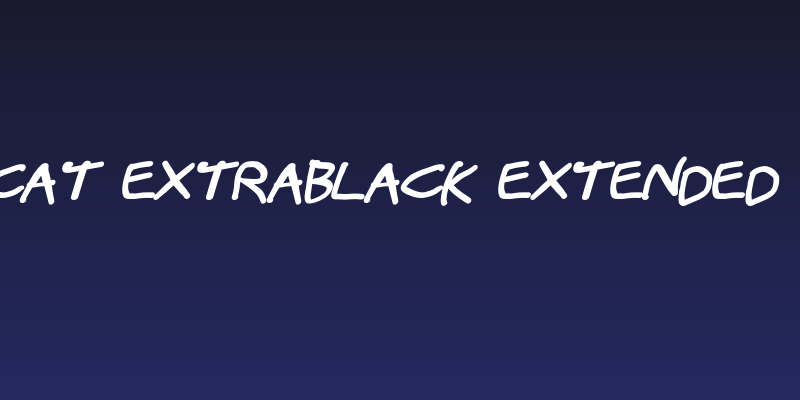 Stray Cat ExtraBlack Extended Oblique Social Header