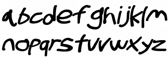 Stray Cat ExtraBlack Extended Oblique 字体 小写