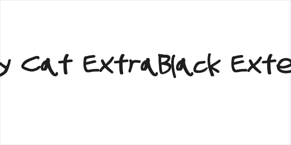 Stray Cat ExtraBlack Extended Logo