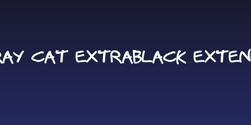 Stray Cat ExtraBlack Extended Social Header