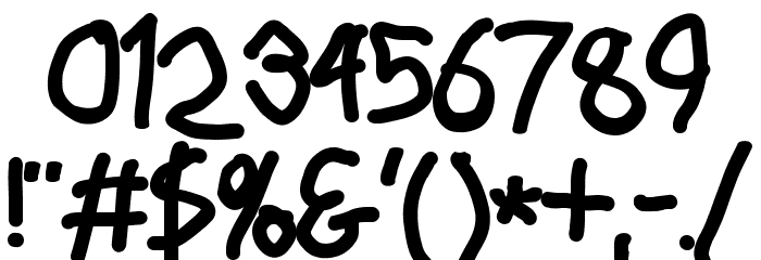 Stray Cat ExtraBlack Font OTHER CHARS