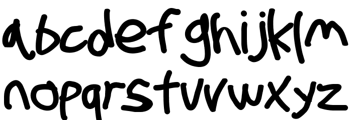 Stray Cat ExtraBlack Font LOWERCASE