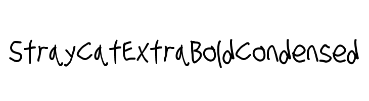 Stray Cat ExtraBold Condensed  Fuentes Gratis Descargar