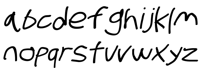 Stray Cat ExtraBold Extended Oblique Font LOWERCASE