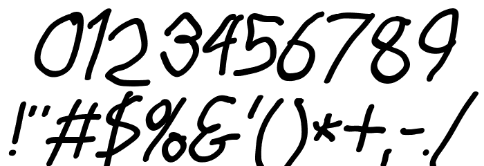 Stray Cat ExtraBold Oblique Font OTHER CHARS