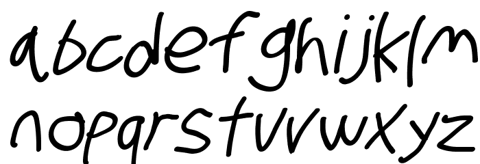 Stray Cat ExtraBold Oblique Font LOWERCASE